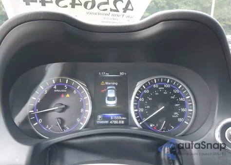 2016 Infiniti Q50 3.0T Premium из США, поврежденный, VIN JN1EV7AP0GM306360